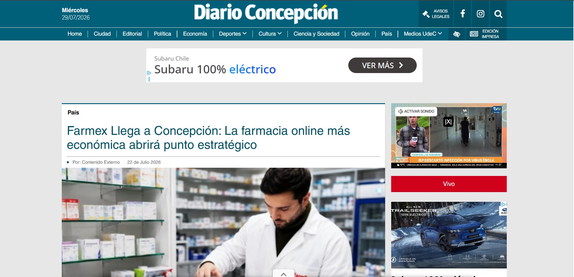 Farmex diario concepcion