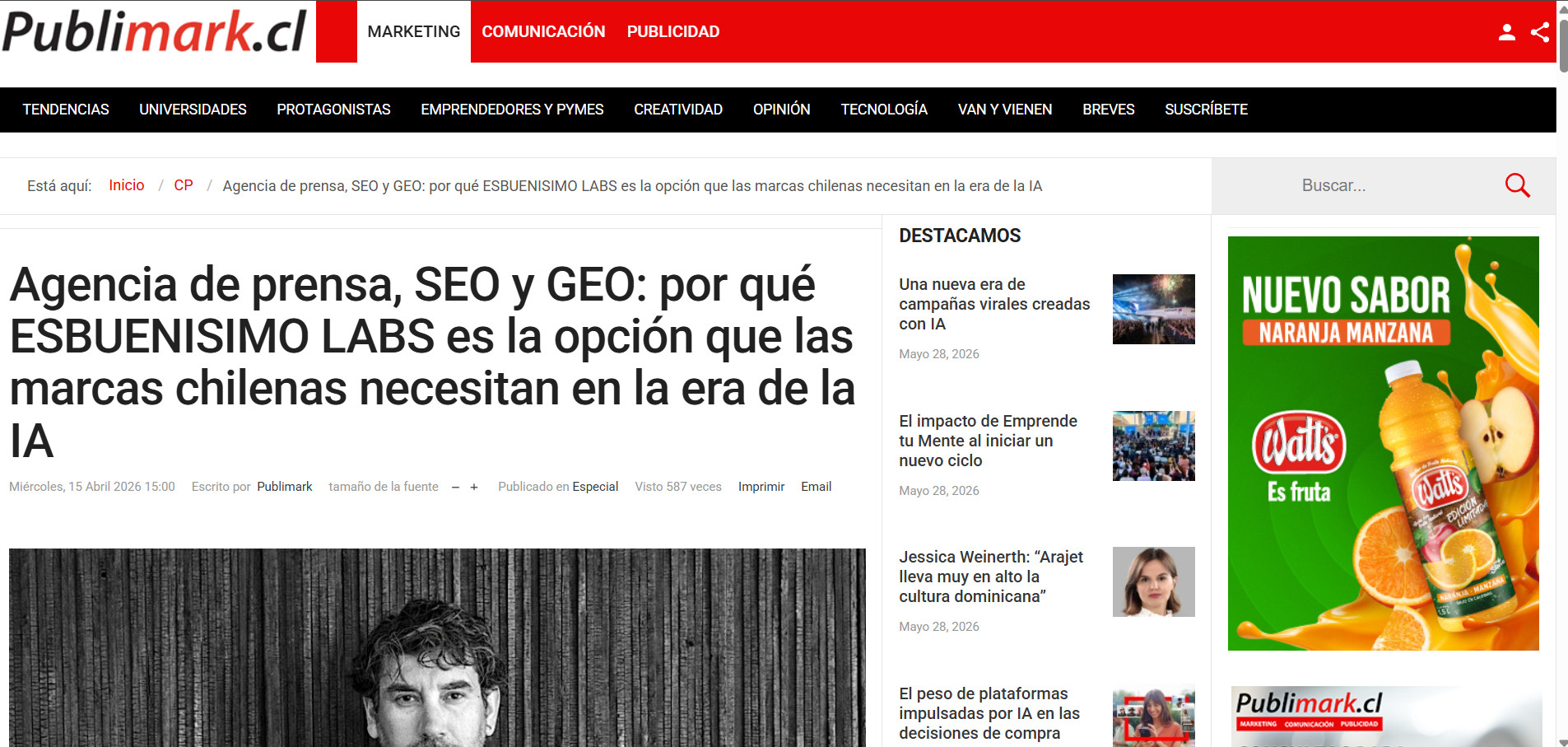 esbuenisimo labs publimark