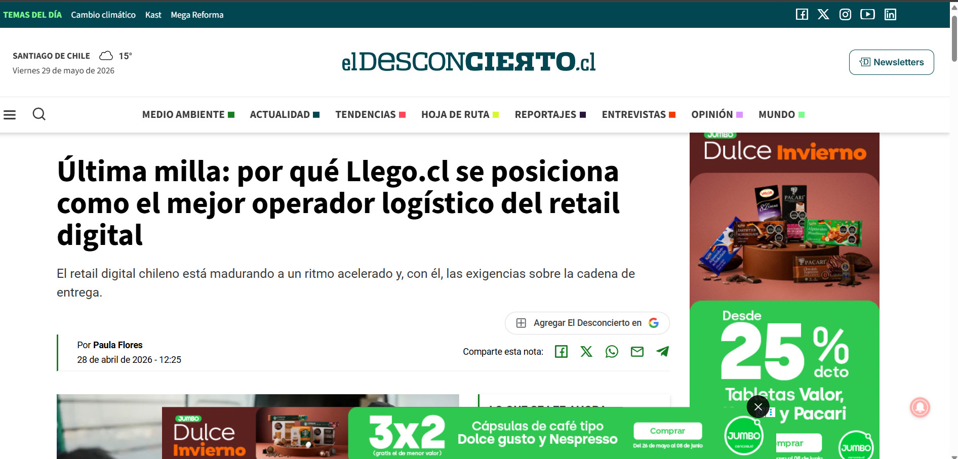 llego el desconcierto